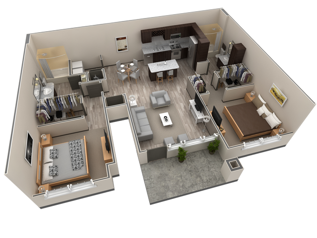 Unit 1118 1020 floor plan